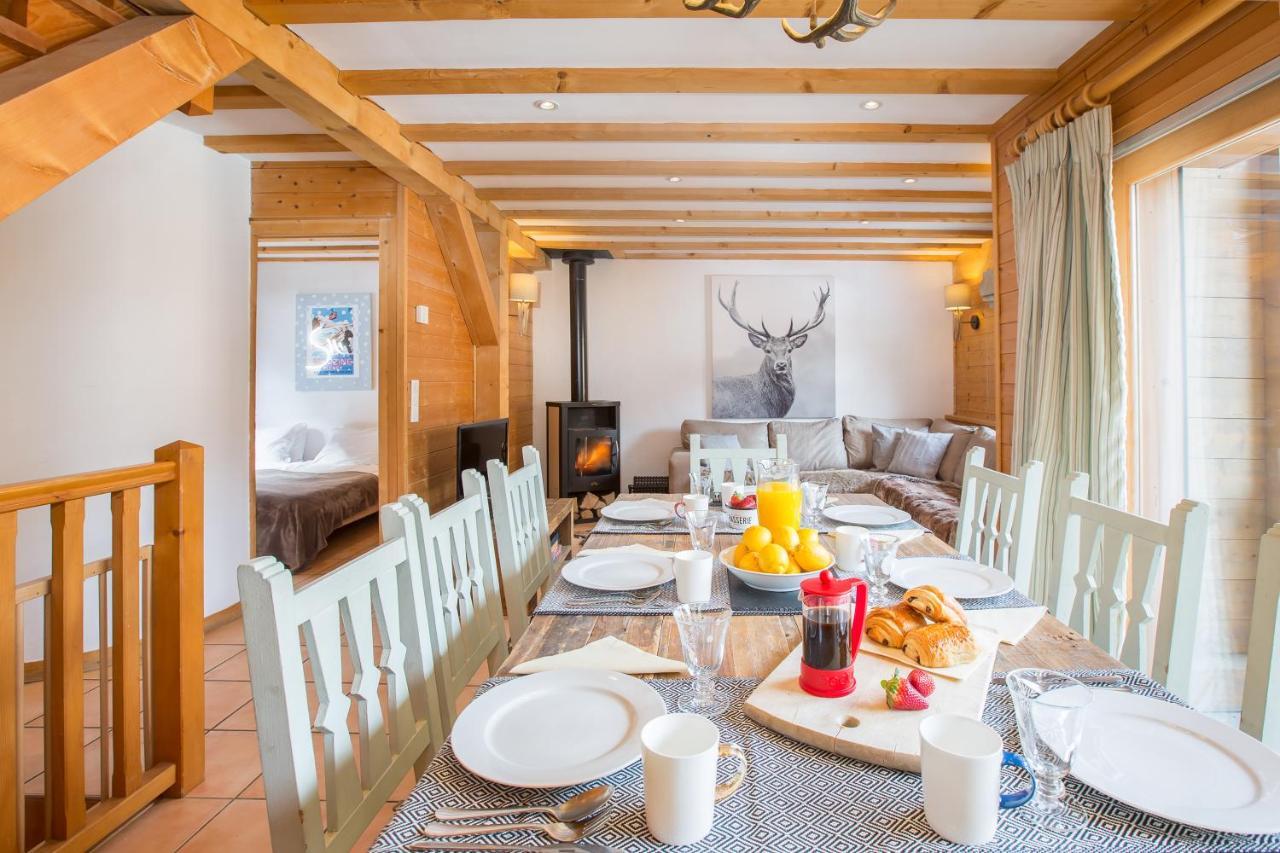 Chalet Muguet Gauche With Hot Tub Sleeps 10 Central 모르진 외부 사진