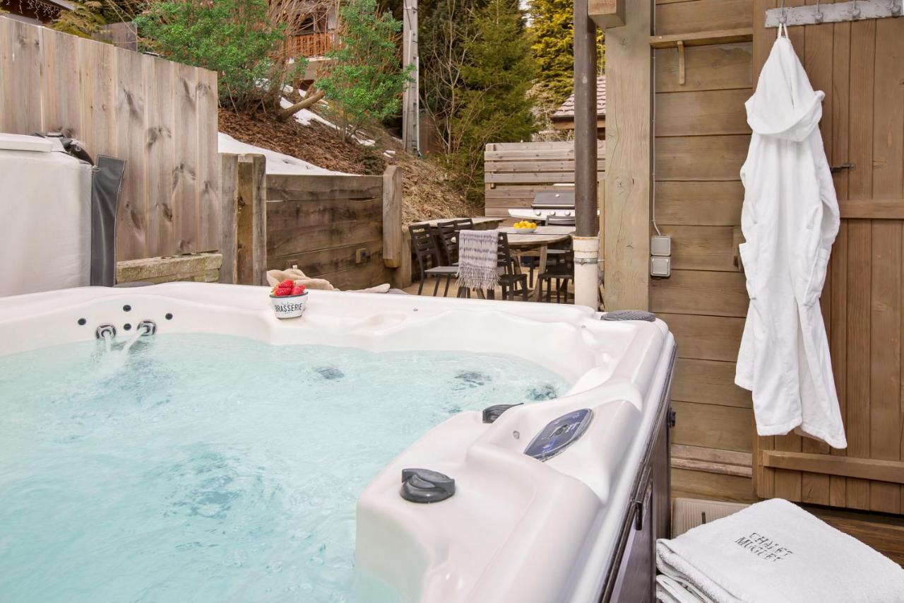Chalet Muguet Gauche With Hot Tub Sleeps 10 Central 모르진 외부 사진